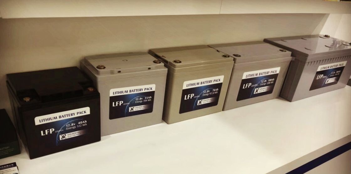 12.8V 100ah ODM แบตเตอรี่ LiFePO4 ลิทธิียม Li-ion แบบ