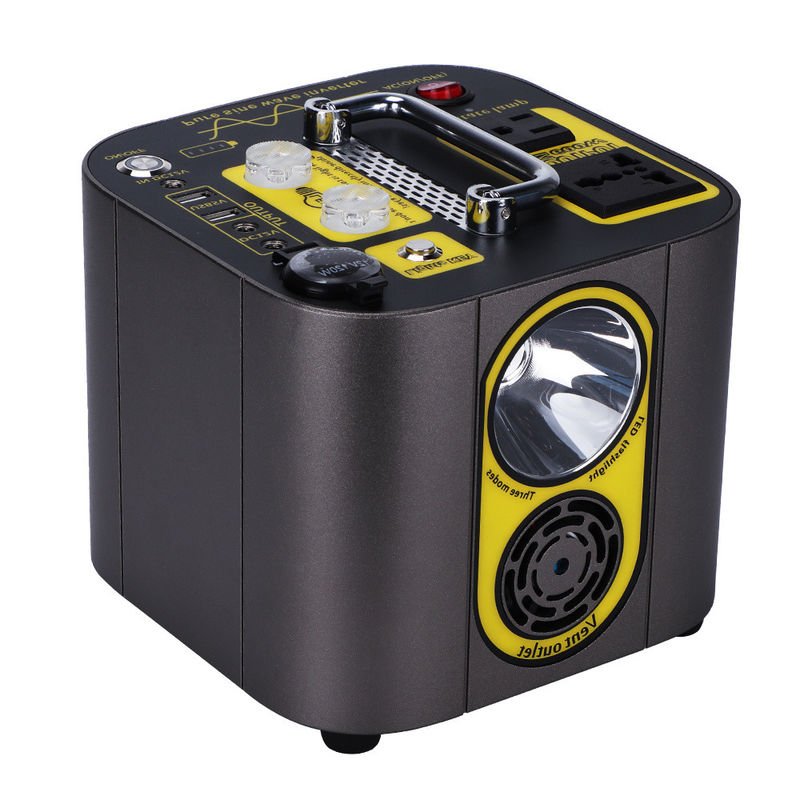 18650 แบตเตอรี่ พกพา สถานที่พลังงาน 467wh 126ah จําหน่าย 600W สูงสุด 1000W ด้วย USB ประเภท C