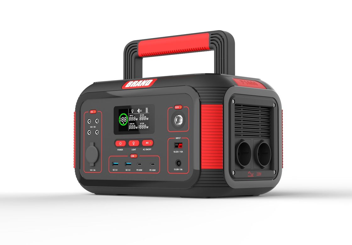 USB 1000W 22.2V 36.4ah เครื่องไฟฟ้าพลังงานแสงอาทิตย์แบบพกพาที่สามารถชาร์จได้ สําหรับบ้าน