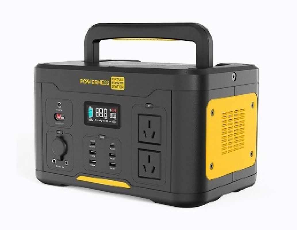 296wh 300W สถานที่พลังงานพกพา 20000mAh/14.8V พร้อมสายไฟ AC สําหรับบ้าน ค่าย RV