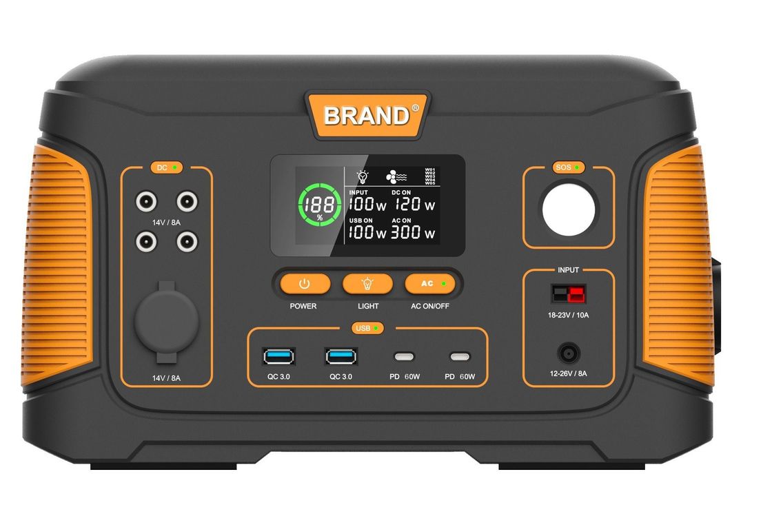 Home/ Outdoor/ Camping โซลาร์ พอร์ตบอล เพาเวอร์ สเตชั่น USB 650W 22.2V 28.6ah ชาร์จใหม่