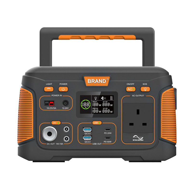 สถานีแบตเตอรี่พกพากลางแจ้ง 300W พิกนิค โทรศัพท์มือถือ พลังงานไฟฟ้า 12V สถานีไฟฟ้าสําหรับการออกค่ายตกปลา