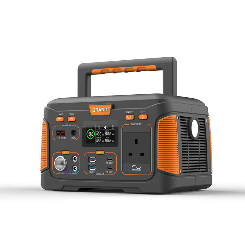 สถานีแบตเตอรี่พกพากลางแจ้ง 300W พิกนิค โทรศัพท์มือถือ พลังงานไฟฟ้า 12V สถานีไฟฟ้าสําหรับการออกค่ายตกปลา