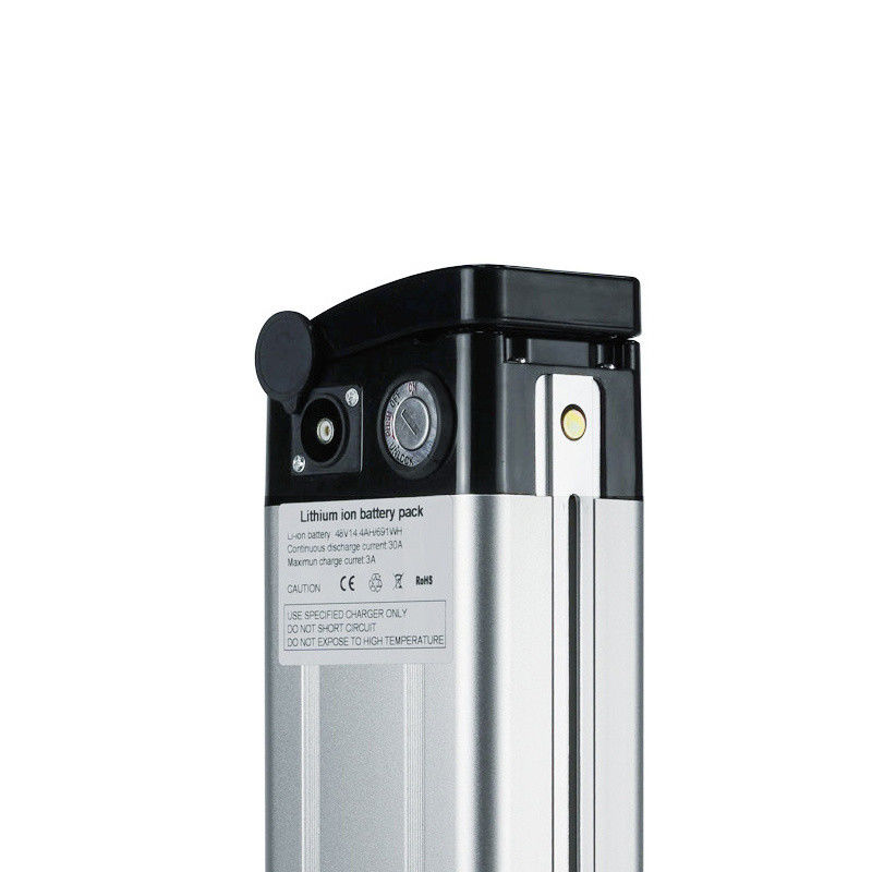 36V 13h 468 Wh ปลาเงิน Ebike แบตเตอรี่ ด้านบนการออกกําลังกาย RCA การชาร์จ Port