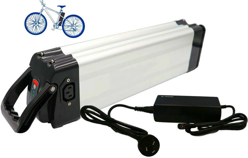 36V 13h 468 Wh ปลาเงิน Ebike แบตเตอรี่ ด้านบนการออกกําลังกาย RCA การชาร์จ Port