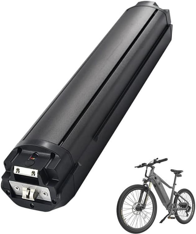 48V 10.4ah E-Bike แบตเตอรี่สํารอง 13s5p สีดํา 30A PCB ป้องกันด้วยชาร์จ USB 5V