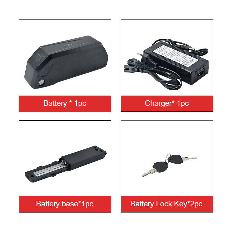 แบตเตอรี่ Lithium Ion E Bike Downtube แบตเตอรี่ 36V 12Ah 20Ah สําหรับ แบตเตอรี่พลังงานจักรยาน