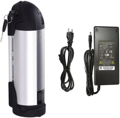 ดาวน์ท่อ Ebike แบตเตอรี่ขวดน้ํา 36V 10ah 18650 Li Ion Cell
