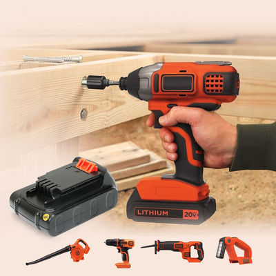 แบตเตอรี่เครื่องมือไฟฟ้า Li Ion Black & Decker แบบไร้สาย 20V 2500mAh