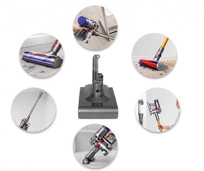 แบตเตอรี่ Lithium Ion Dyson V6 เปลี่ยน 21.6V 2000mAh 2200mAh 0