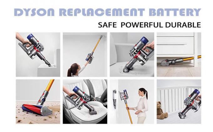 แบตเตอรี่ Lithium Ion Dyson V6 เปลี่ยน 21.6V 2000mAh 2200mAh 2