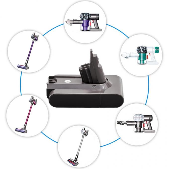 แบตเตอรี่ Lithium Ion Dyson V6 เปลี่ยน 21.6V 2000mAh 2200mAh 1