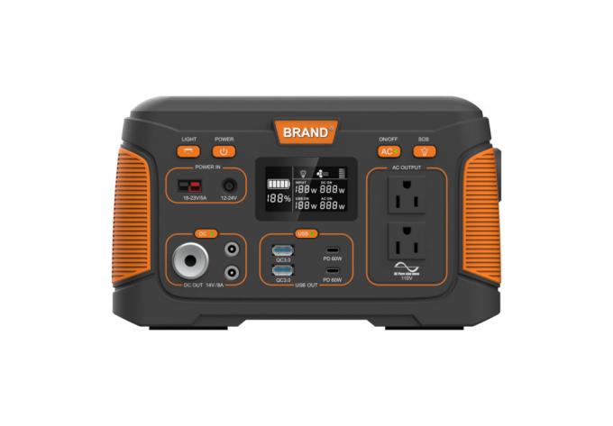 300W Solar Generator Portable Power Station 14.8V 18.2ah Solar Compatible Camping Emergency Home Portable Power Supply Emergency Energy Supply Outdoor Generator